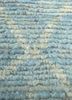 zuri blue wool hand knotted Rug - CloseUp zuri blue wool hand knotted Rug - CloseUp