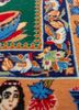 aalam red and orange wool hand knotted Rug - CloseUp aalam red and orange wool hand knotted Rug - CloseUp