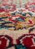 aalam red and orange wool hand knotted Rug - CloseUp aalam red and orange wool hand knotted Rug - CloseUp