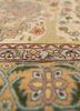 gulmarg green silk hand knotted Rug - CloseUp