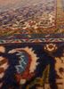 aalam blue wool hand knotted Rug - CloseUp aalam blue wool hand knotted Rug - CloseUp