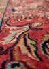 aalam blue wool hand knotted Rug - CloseUp aalam blue wool hand knotted Rug - CloseUp