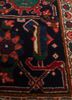 aalam blue wool hand knotted Rug - CloseUp aalam blue wool hand knotted Rug - CloseUp
