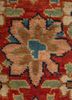 aalam red and orange wool hand knotted Rug - CloseUp aalam red and orange wool hand knotted Rug - CloseUp
