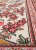 aalam pink and purple wool hand knotted Rug - CloseUp