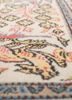 aalam ivory wool hand knotted Rug - CloseUp