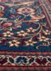 aalam blue wool hand knotted Rug - CloseUp aalam blue wool hand knotted Rug - CloseUp