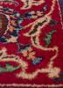 aalam blue wool hand knotted Rug - CloseUp aalam blue wool hand knotted Rug - CloseUp