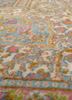 aalam blue wool hand knotted Rug - CloseUp aalam blue wool hand knotted Rug - CloseUp