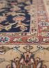gulmarg blue silk hand knotted Rug - CloseUp gulmarg blue silk hand knotted Rug - CloseUp