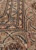 aalam green wool hand knotted Rug - CloseUp aalam green wool hand knotted Rug - CloseUp