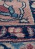 aalam red and orange wool hand knotted Rug - CloseUp aalam red and orange wool hand knotted Rug - CloseUp