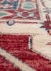 cyanna red and orange wool hand knotted Rug - CloseUp cyanna red and orange wool hand knotted Rug - CloseUp