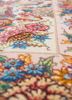 aalam blue wool and silk hand knotted Rug - CloseUp aalam blue wool and silk hand knotted Rug - CloseUp