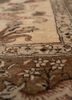 gulmarg green silk hand knotted Rug - CloseUp