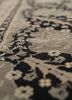 gulmarg grey and black silk hand knotted Rug - CloseUp gulmarg grey and black silk hand knotted Rug - CloseUp