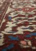 aalam blue wool hand knotted Rug - CloseUp aalam blue wool hand knotted Rug - CloseUp