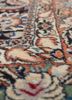 aalam blue wool hand knotted Rug - CloseUp aalam blue wool hand knotted Rug - CloseUp