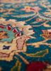 aalam red and orange wool hand knotted Rug - CloseUp aalam red and orange wool hand knotted Rug - CloseUp