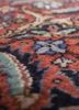 aalam blue wool hand knotted Rug - CloseUp aalam blue wool hand knotted Rug - CloseUp
