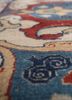 aalam blue wool hand knotted Rug - CloseUp aalam blue wool hand knotted Rug - CloseUp