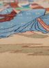 aalam gold wool hand knotted Rug - CloseUp