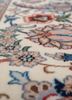 aalam ivory wool and silk hand knotted Rug - CloseUp aalam ivory wool and silk hand knotted Rug - CloseUp