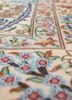 aalam blue wool and silk hand knotted Rug - CloseUp aalam blue wool and silk hand knotted Rug - CloseUp