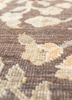 aalam beige and brown wool hand knotted Rug - CloseUp