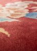 pechino red and orange wool hand knotted Rug - CloseUp pechino red and orange wool hand knotted Rug - CloseUp
