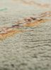aalam green wool hand knotted Rug - CloseUp aalam green wool hand knotted Rug - CloseUp