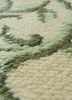 aalam green wool hand knotted Rug - CloseUp aalam green wool hand knotted Rug - CloseUp