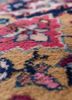 aalam pink and purple wool hand knotted Rug - CloseUp aalam pink and purple wool hand knotted Rug - CloseUp