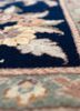 aalam green wool hand knotted Rug - CloseUp aalam green wool hand knotted Rug - CloseUp
