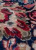 aalam blue wool hand knotted Rug - CloseUp aalam blue wool hand knotted Rug - CloseUp
