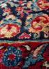 aalam red and orange wool hand knotted Rug - CloseUp aalam red and orange wool hand knotted Rug - CloseUp