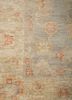 aalam blue wool hand knotted Rug - CloseUp aalam blue wool hand knotted Rug - CloseUp