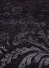 azalea grey and black wool and silk hand knotted Rug - CloseUp azalea grey and black wool and silk hand knotted Rug - CloseUp