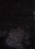 azalea grey and black wool and silk hand knotted Rug - CloseUp azalea grey and black wool and silk hand knotted Rug - CloseUp
