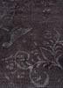 azalea grey and black wool and silk hand knotted Rug - CloseUp azalea grey and black wool and silk hand knotted Rug - CloseUp