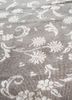 azalea grey and black wool and silk hand knotted Rug - CloseUp