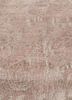 aalam beige and brown wool and silk hand knotted Rug - CloseUp