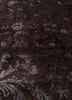 azalea grey and black wool and silk hand knotted Rug - CloseUp azalea grey and black wool and silk hand knotted Rug - CloseUp