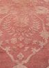 aalam red and orange wool and silk hand knotted Rug - CloseUp aalam red and orange wool and silk hand knotted Rug - CloseUp