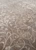aurora grey and black wool and silk hand knotted Rug - CloseUp aurora grey and black wool and silk hand knotted Rug - CloseUp