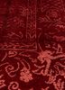 aalam red and orange wool and silk hand knotted Rug - CloseUp aalam red and orange wool and silk hand knotted Rug - CloseUp