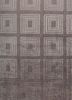 aalam grey and black wool and silk hand knotted Rug - CloseUp aalam grey and black wool and silk hand knotted Rug - CloseUp