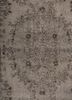 vintage blue wool hand knotted Rug - CloseUp vintage blue wool hand knotted Rug - CloseUp