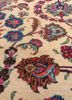 aalam blue wool hand knotted Rug - CloseUp