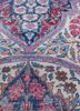 aalam blue wool hand knotted Rug - CloseUp aalam blue wool hand knotted Rug - CloseUp